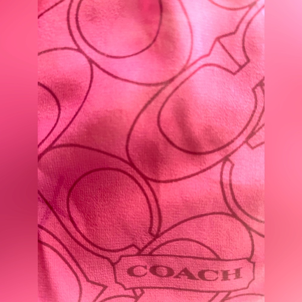 Coach Pink Ombré Scarf - 58”  x 10”